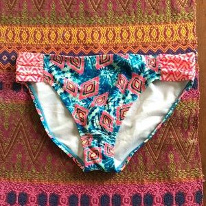 Blue swim suit from Arizona jean co